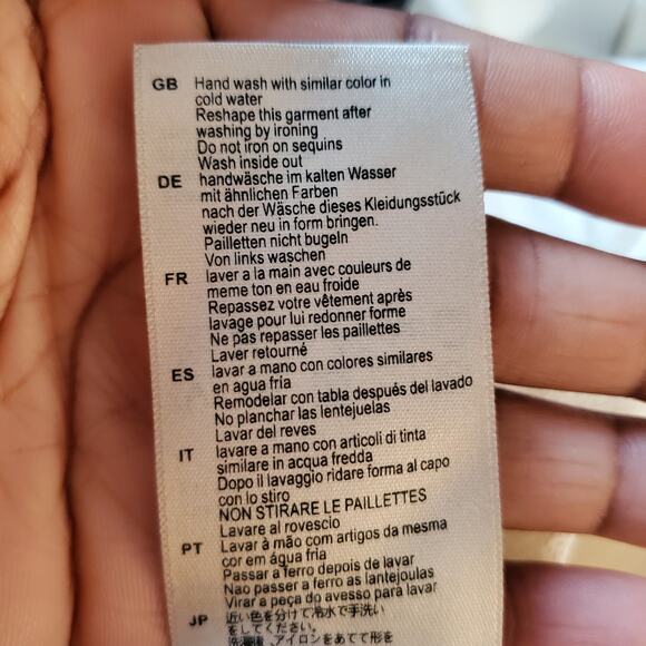 Scotch & Soda Anthropologie Vagabond Voyage Studded Long Sleeve Ivory Top 8 - Picture 10 of 10